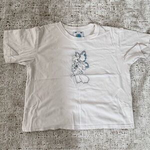 UNIF White Graphic Short Sleeve Tee